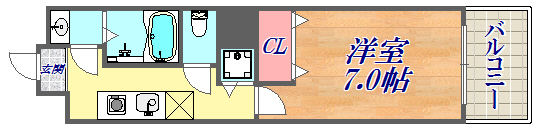 3階の間取り図