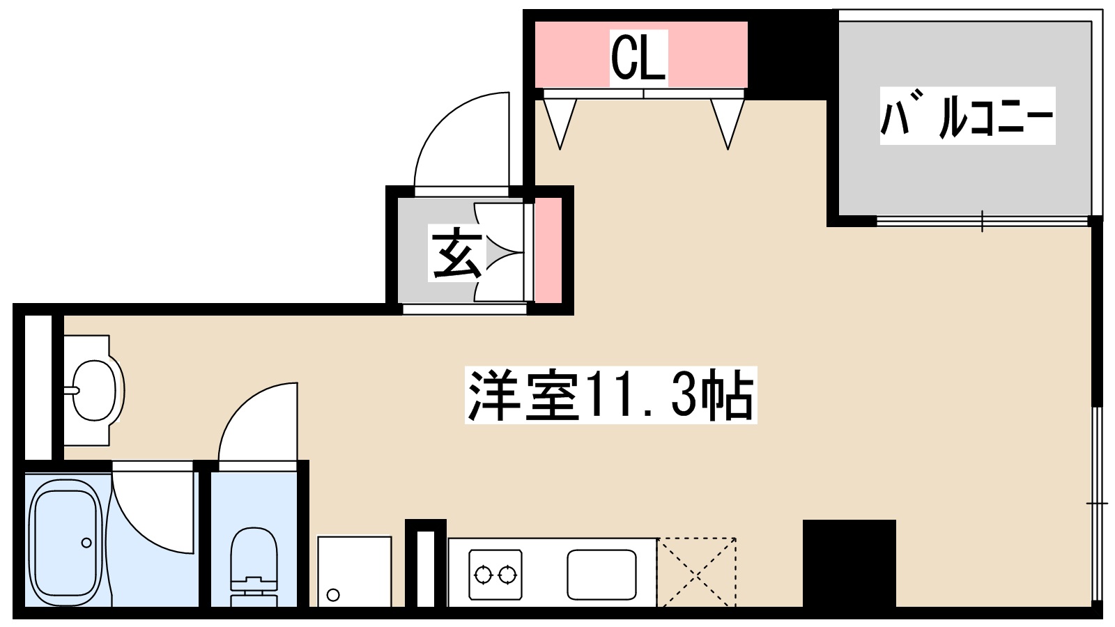 3階の間取り図