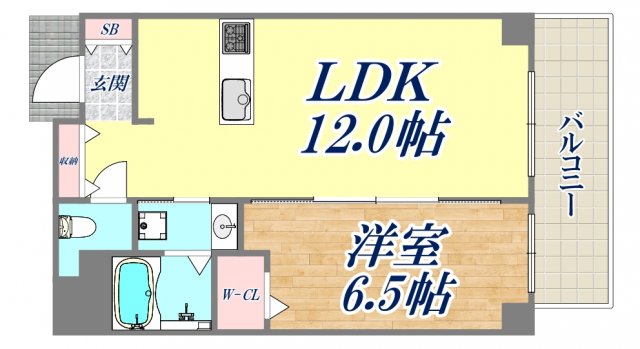 5階の間取り図