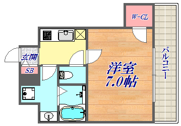 3階の間取り図