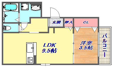 3階の間取り図