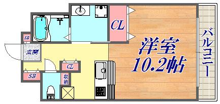 3階の間取り図