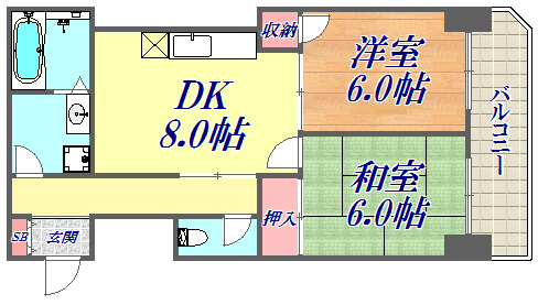 5階の間取り図