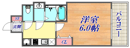 2階の間取り図