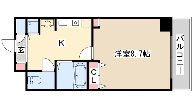 2階の間取り図