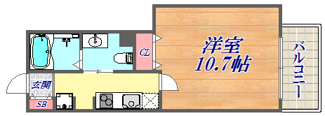 7階の間取り図