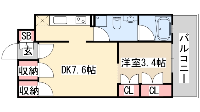 5階の間取り図