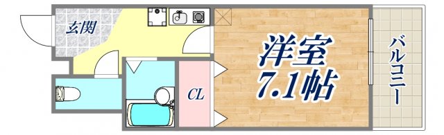 5階の間取り図