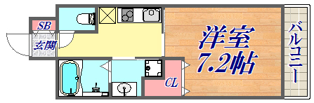 1階の間取り図