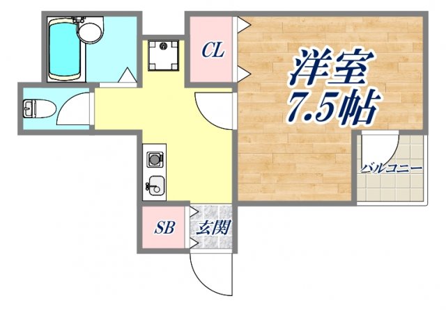 5階の間取り図