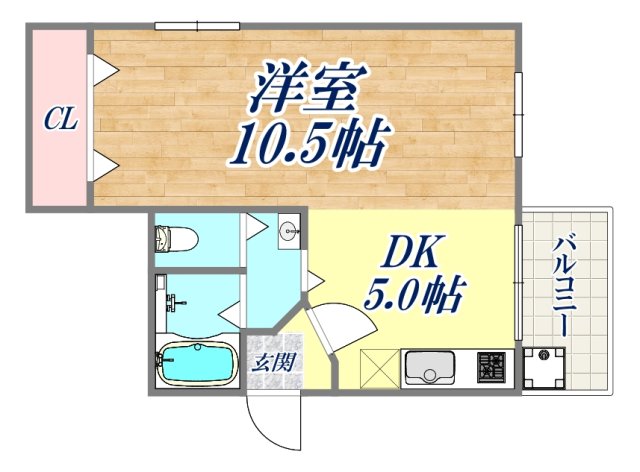 5階の間取り図