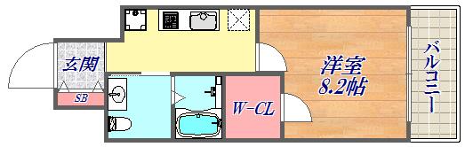 6階の間取り図