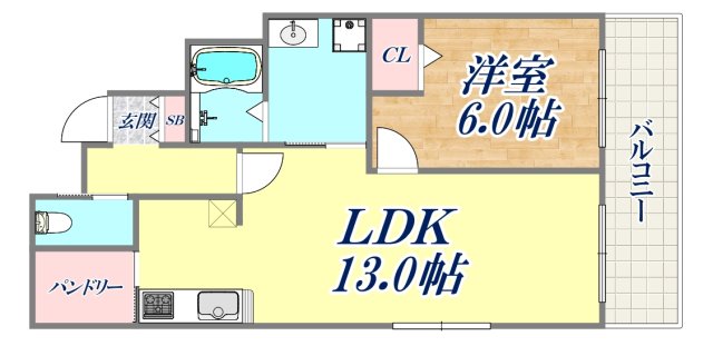 10階の間取り図