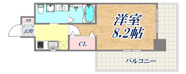 2階の間取り図