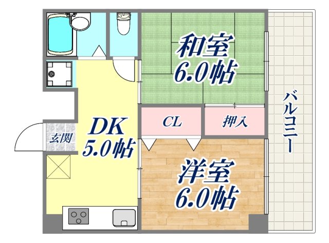 4階の間取り図