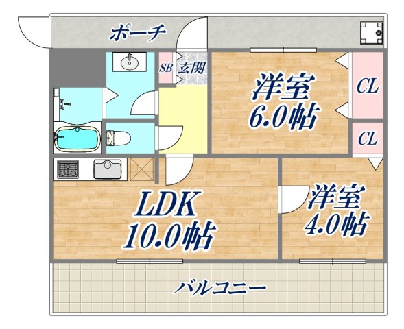 9階の間取り図