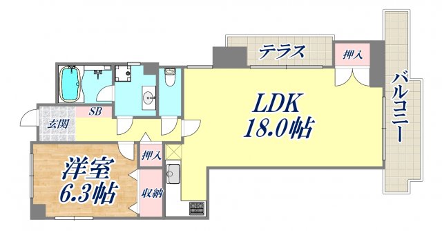 7階の間取り図