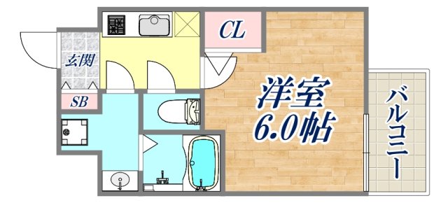 2階の間取り図