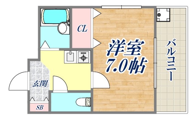 2階の間取り図