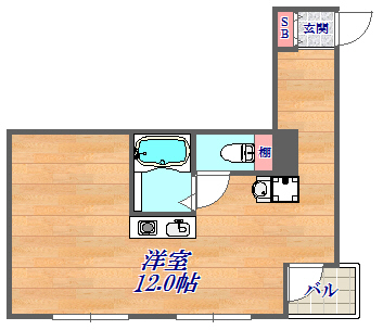 6階の間取り図