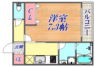 1階の間取り図