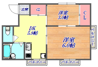 3階の間取り図