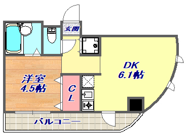 2階の間取り図