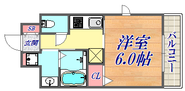 7階の間取り図