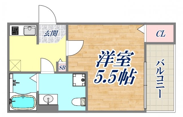 2階の間取り図