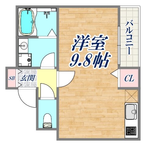 1階の間取り図