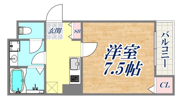 2階の間取り図