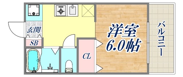 2階の間取り図