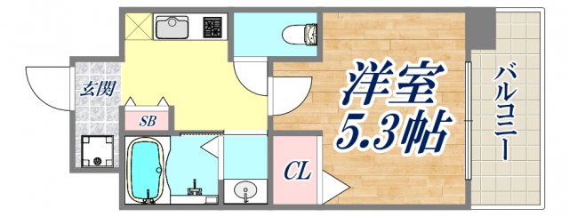 2階の間取り図