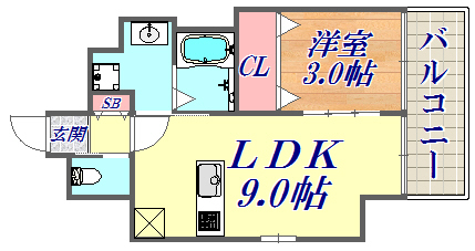 10階の間取り図