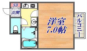 5階の間取り図