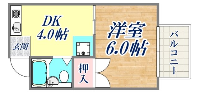2階の間取り図