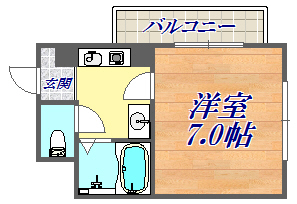 5階の間取り図
