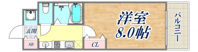 6階の間取り図