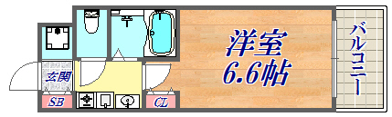 2階の間取り図
