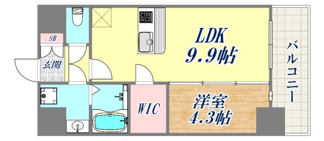 11階の間取り図