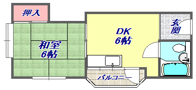 4階の間取り図