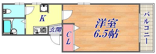 2階の間取り図