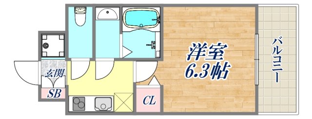 9階の間取り図