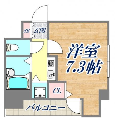 4階の間取り図
