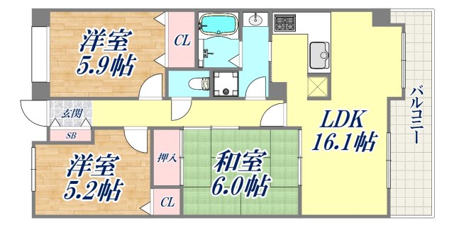 間取図