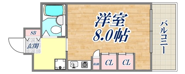 4階の間取り図