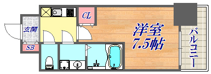 5階の間取り図