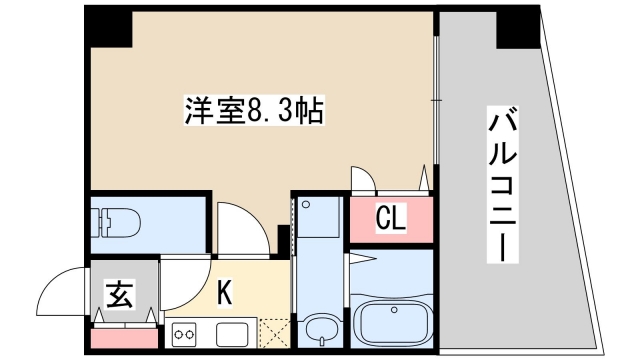 4階の間取り図