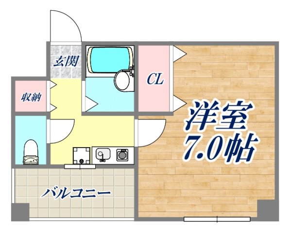 3階の間取り図