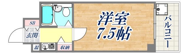 8階の間取り図